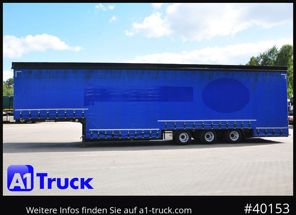 Semi-reboque transporte de bebidas SCHROEDER,WIESMOOR Schröder Jumbo Hubdach, Getränkeauflieger