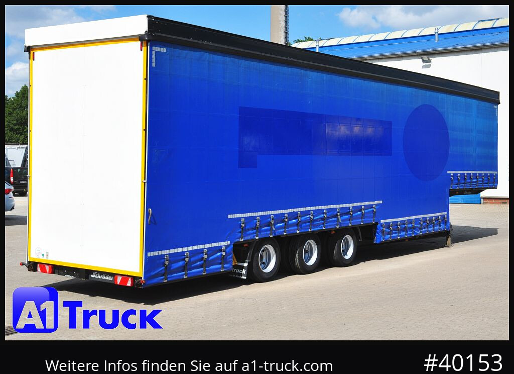 Semi-reboque transporte de bebidas SCHROEDER,WIESMOOR Schröder Jumbo Hubdach, Getränkeauflieger