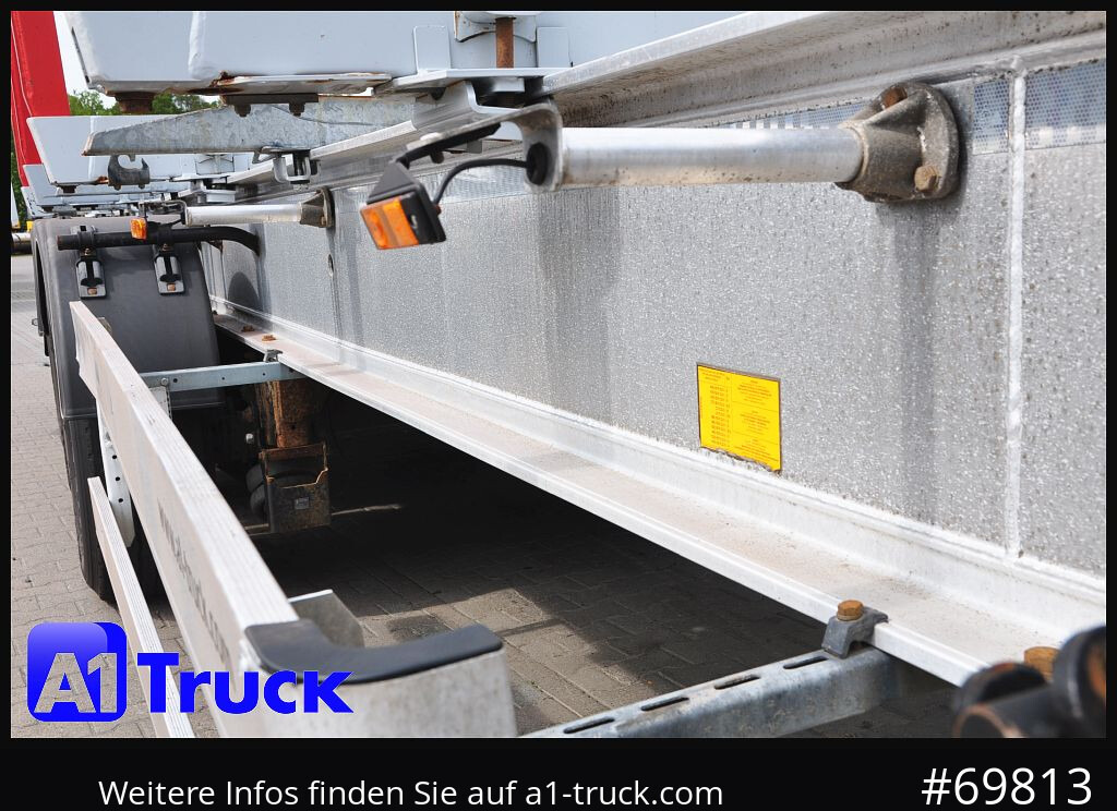 Semi-reboque transporte de madeira BENALU Timberliner, Vollalu Ecco 2x Liftachse, Lang-Holz,