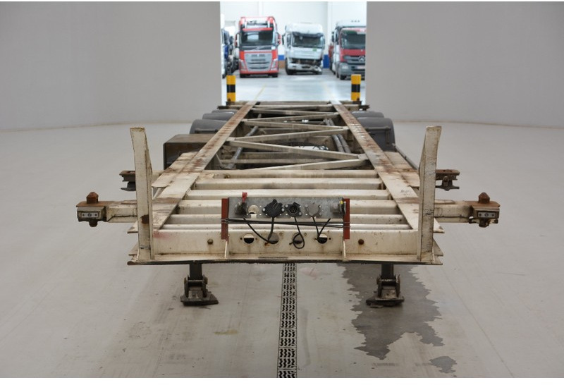 Semi-reboque transportador de contêineres/ Caixa móvel TURBO'S HOET Skelet 30-40-45 ft: foto 2
