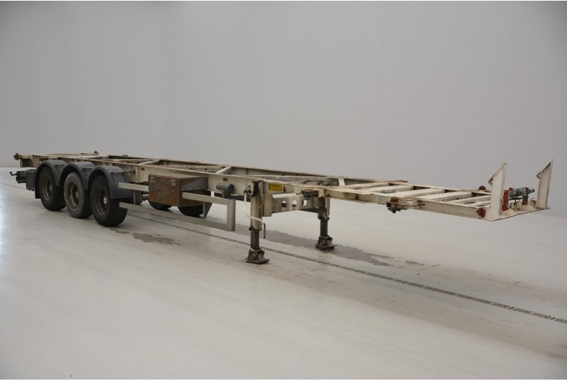 Semi-reboque transportador de contêineres/ Caixa móvel TURBO'S HOET Skelet 30-40-45 ft: foto 3