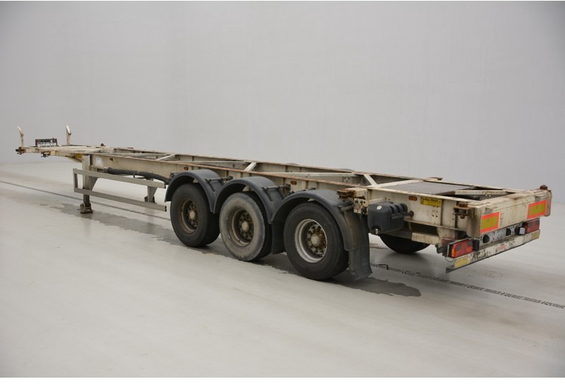 Semi-reboque transportador de contêineres/ Caixa móvel TURBO'S HOET Skelet 30-40-45 ft: foto 6