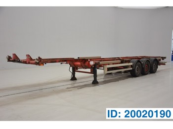 Semi-reboque transportador de contêineres/ Caixa móvel Van Hool Skelet 20-30-40 ft: foto 1