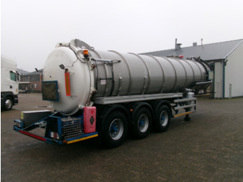 Semi-reboque silo Whale Vacuum tank inox 30 m3 / 1 comp + pump: foto 3