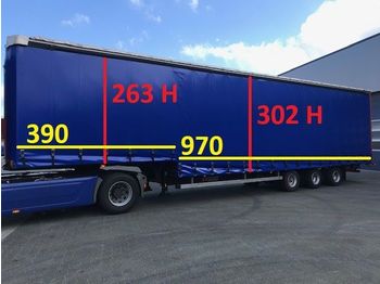 Semireboque toldo Fruehauf Schuifzeil, Schuifdak, Kooi-aap, Hardhouten Vloer