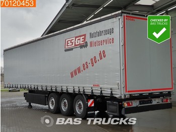 Semireboque toldo Kögel S24-1 SAF Verbreitbar Liftachse Palettenkasten Edscha