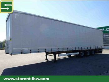 Semireboque toldo Krone Megatrailer, Hubdach, BPW, Liftachse, XL-Zert.
