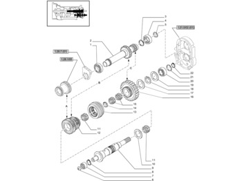 Caixas de velocidade e peças NEW HOLLAND