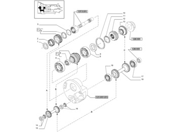 Caixas de velocidade e peças NEW HOLLAND