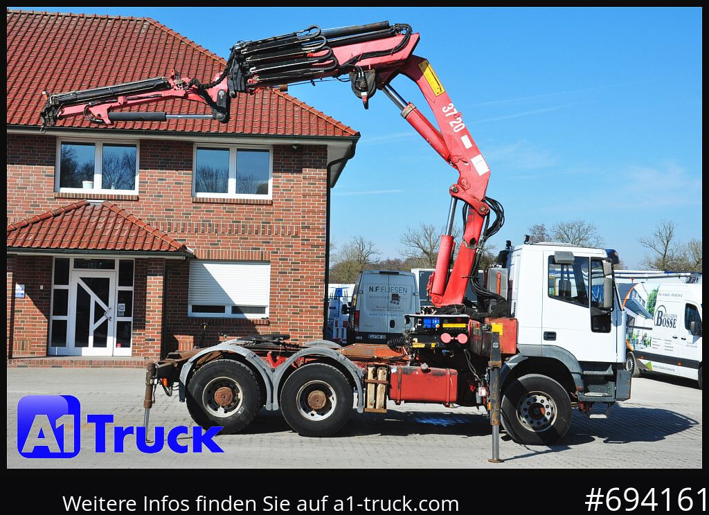 Tractor IVECO-MAGIRUS 420 6x4, HMF3722 Jib Funk Seilwinde,