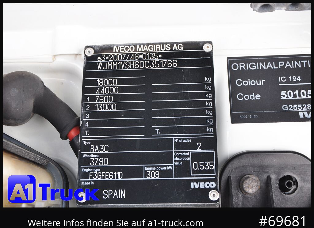 Tractor IVECO Stralis 420, ZF-Intarder 2x Tank,