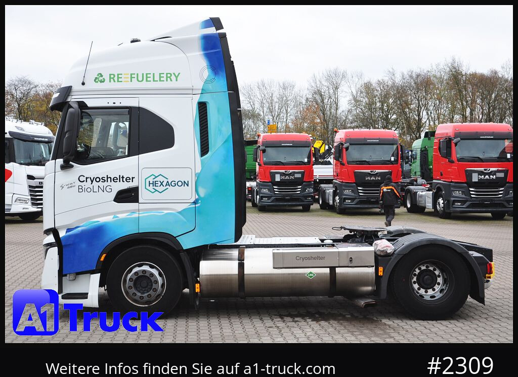 Tractor IVECO Stralis 460 , Gas LNG, Retarder Leder