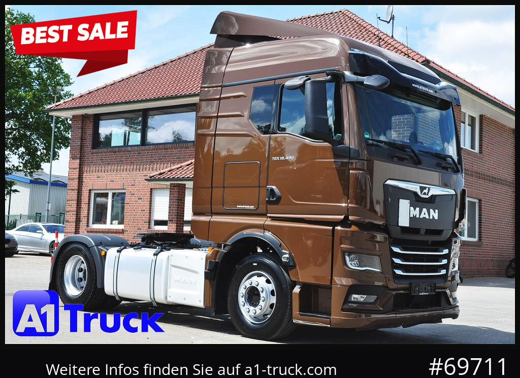 Tractor MAN TGX 18,480 BLS Intarder Standklima, Garantie