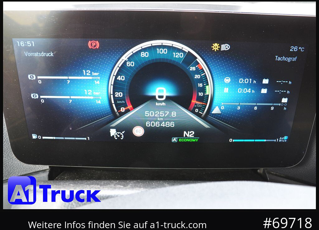 Tractor MERCEDES-BENZ Actros 1846 BL Alu, Navi, Kipphydraulik,