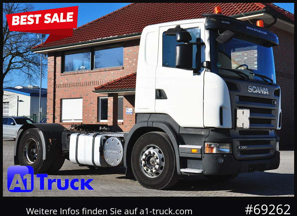 Tractor SCANIA R 380 LA 4X2, Euro5, Kipphydraulik, Klima,