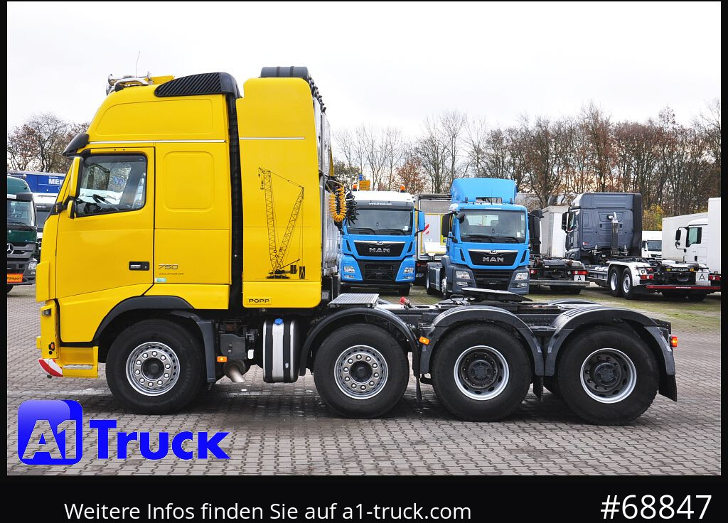 Tractor VOLVO FH16, 750, 8x4,Schwerlast 180to, 8x4, Hydraulik, Top Zustand