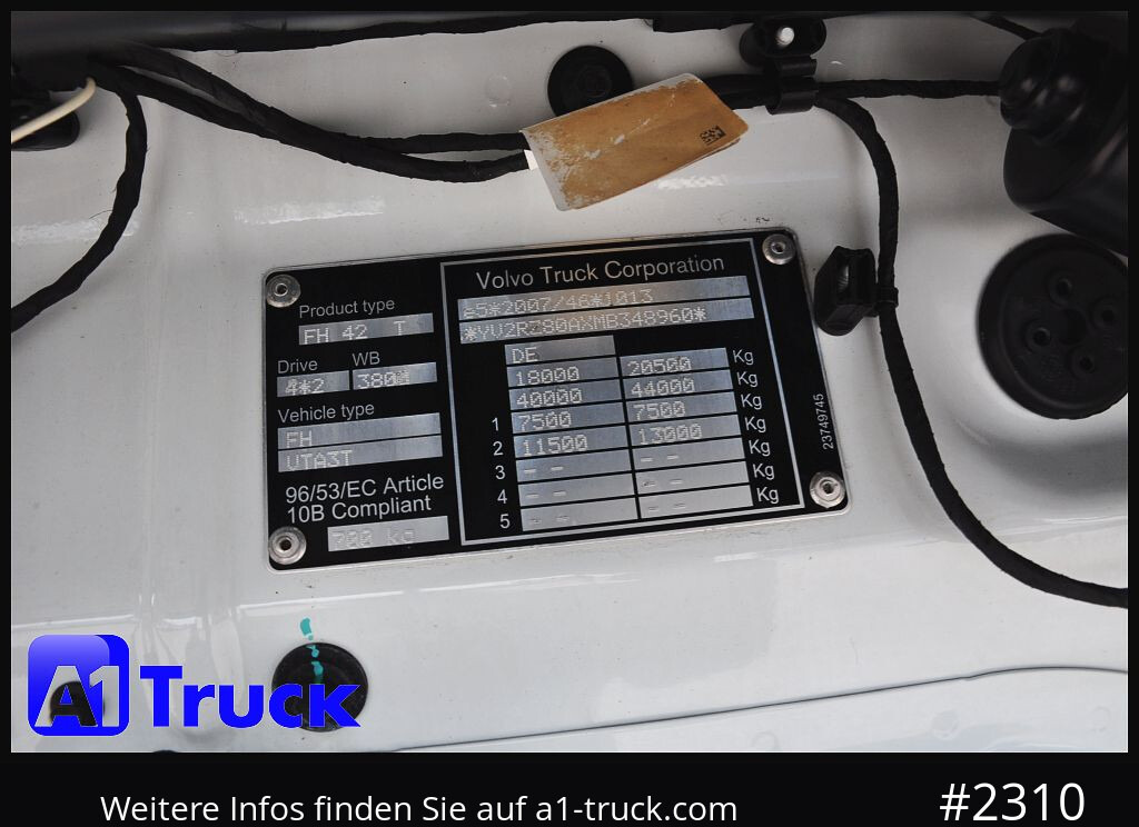 Tractor VOLVO FH 460 XL  LNG Leder Navi Standlklima