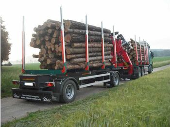 Reboque transporte de madeira