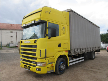 Camião transportador de contêineres/ Caixa móvel SCANIA R114