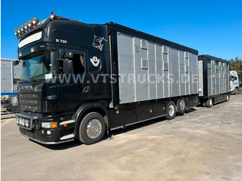 Camião transporte de gado SCANIA R 730