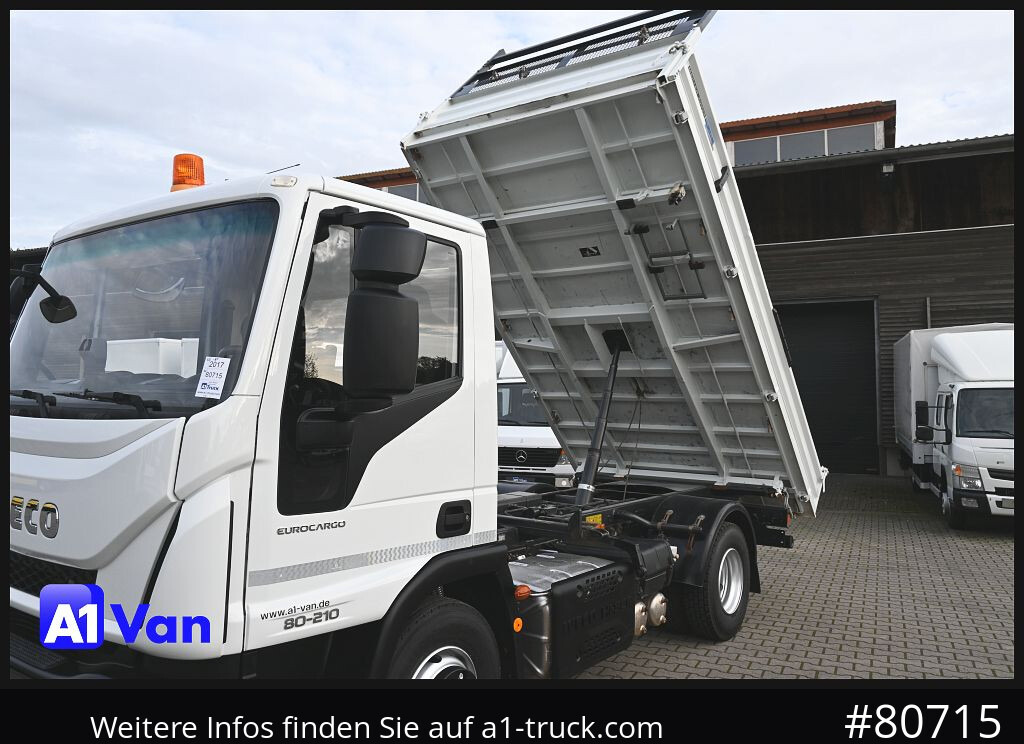 Carrinha basculante IVECO Eurocargo 80E21 Kipper, Meiller, Klima, 2x AHK
