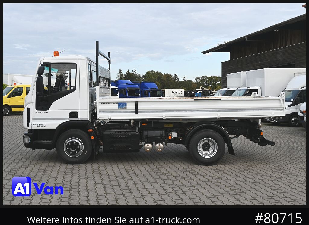 Carrinha basculante IVECO Eurocargo 80E21 Kipper, Meiller, Klima, 2x AHK