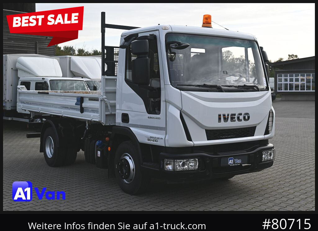 Carrinha basculante IVECO Eurocargo 80E21 Kipper, Meiller, Klima, 2x AHK