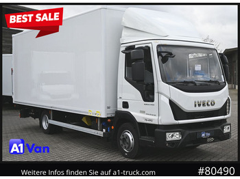 Carrinha de contentor IVECO EuroCargo 75E21/P Koffer, LBW, Klima, Luftfederung