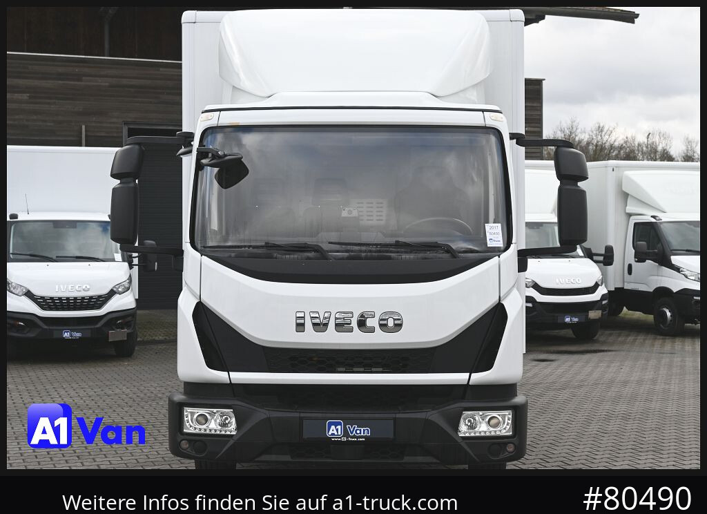 Carrinha de contentor IVECO EuroCargo 75E21/P Koffer, LBW, Klima, Luftfederung