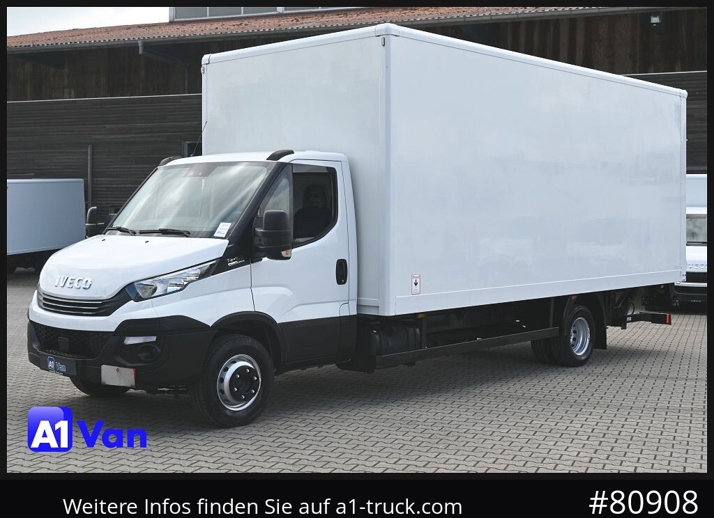Carrinha de contentor IVECO Iveco Daily 72C18 Koffer, LBW, Automatik, Luftfederung
