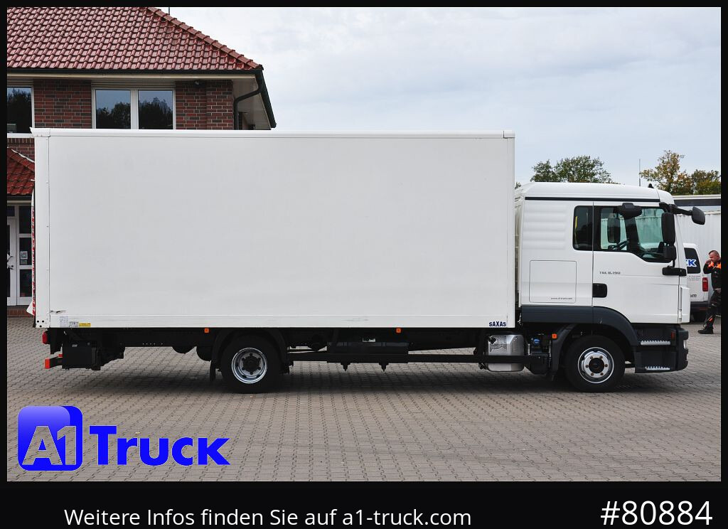 Carrinha de contentor MAN TGL 8.190 4x2 L-Haus Schlafkabine