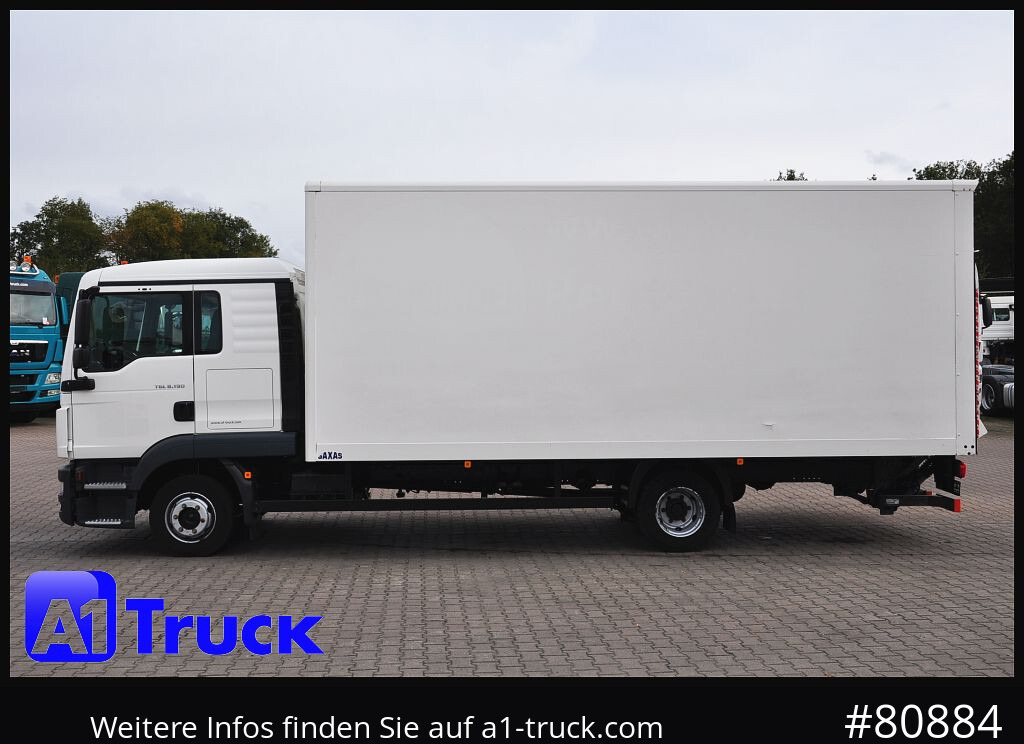 Carrinha de contentor MAN TGL 8.190 4x2 L-Haus Schlafkabine