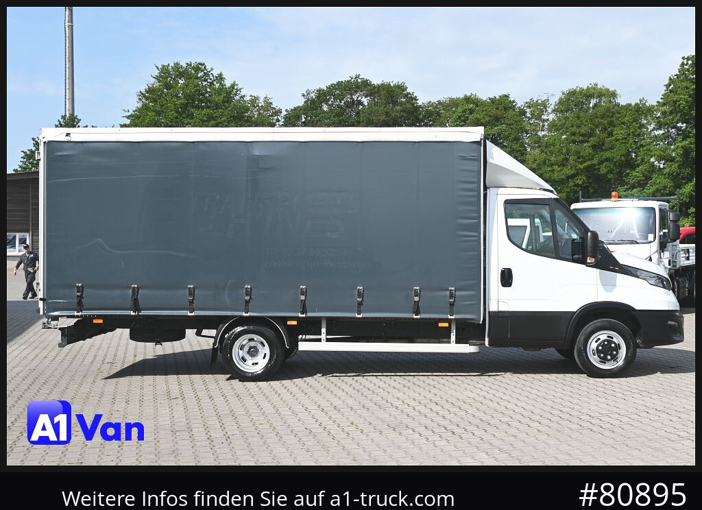 Carrinha de lona IVECO Daily 35S18 Pritsche Plane, Tempomat, Klima, 3,0 Liter