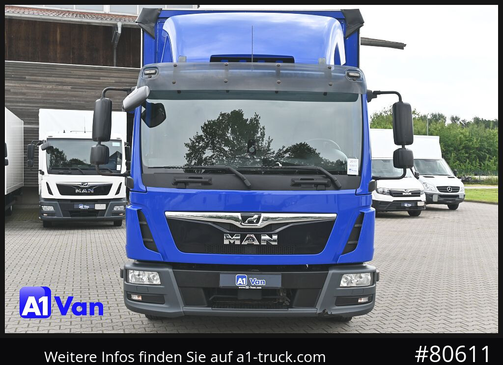 Carrinha de lona MAN TGL 8.180 4x2 Pritsche Plane, LBW, Klima