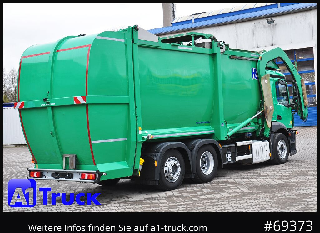 Caminhão de lixo MERCEDES-BENZ Antos 2533, HS Millenium XXL37 Überkopflader,