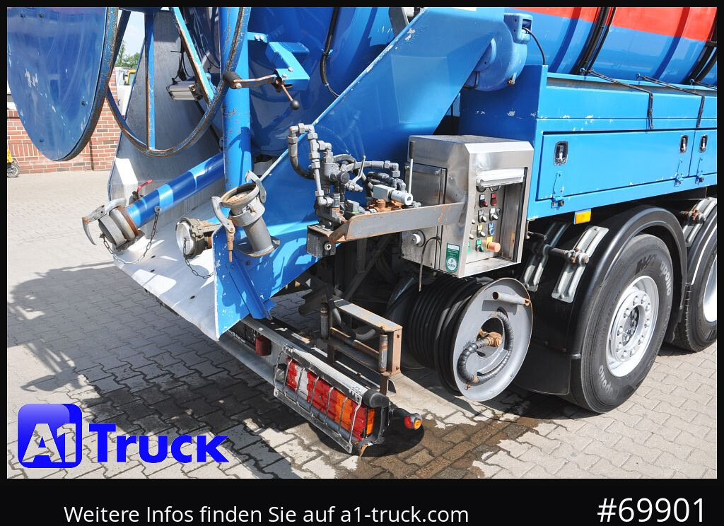 Caminhão limpa fossa MERCEDES-BENZ 2541 Actros Saug-Spülwagen  Hellmers, 15,5m³,
