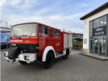 Iveco 75-14 4x4 Feuerwehr LF8 9 Sitze Single-Bereifung  - carro de bombeiro