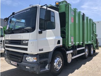 Caminhão de lixo DAF CF 75 250 + 6X2 + VDK PUSHER IIK CB DUAL GARBAGE SYSTEM + EURO 3: foto 1