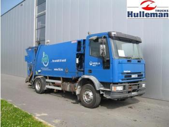 Caminhão de lixo para transporte de lixo Iveco EUROCARGO 150E24 4X2 MANUEL HYDR. MULLWAGEN EURO: foto 1