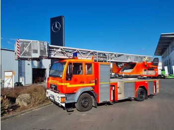 Carro de bombeiro MAN 15.284LC Metz DLK 23-12 Feuerwehr Drehleiter 23m: foto 2