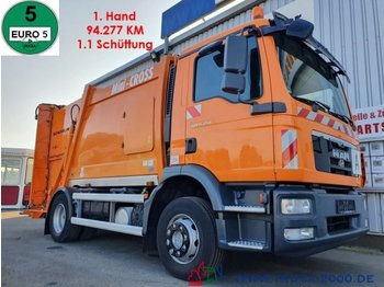 Caminhão de lixo para transporte de lixo MAN TGM 15.250 Schörling 9m³ + Zöller 1.1*94277KM*: foto 1