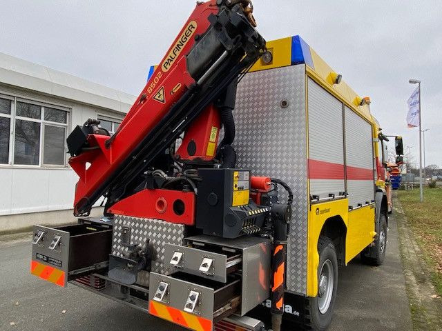 Carro de bombeiro, Camião grua Mercedes-Benz 1833 Axor 4x4, Kran Palfinger, Rosenbauer, AHK: foto 19