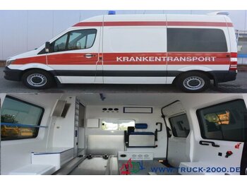 Ambulância Mercedes-Benz 313 AMS Krankenwagen- (KTW) Rettungswagen Rampe + Rollstuhl: foto 1