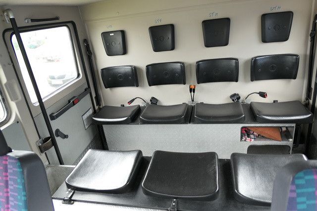 Carro de bombeiro, Carrinha cabine dupla Mercedes-Benz 814 F/Feuerwehr/Pumpe/9 Sitze: foto 15