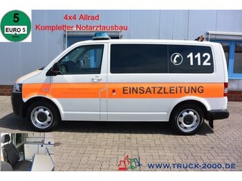 Ambulância Volkswagen T5 2.0 TDI 4x4 4Motion Binz Notarzt-Rettung 1.Hd: foto 1