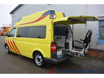 Ambulância Volkswagen T5 2.5 TDI Ambulance Mobile RTW Scheckheft 1.Hd: foto 1