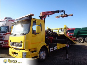 Caminhão reboque, Camião grua Volvo FL 42 + PTO + Palfinger crane + 2 IN STOCK: foto 1
