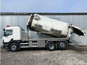 Caminhão limpa fossa SCANIA P94 300, 6x2 VACUUM + ADR + STAINLESS STEEL