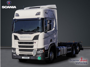 SCANIA R 450 B6x2*4NB Lenkachse, Standklima - Camião transportador de contêineres/ Caixa móvel: foto 1
