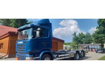 Scania R 490 LB, 6x2*4, EURO6, 360 KW  - Camião transportador de contêineres/ Caixa móvel: foto 1